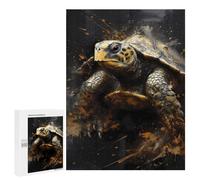 Jigsaw Puzzle 500 PCS for Adults Turtle Lovely Adult Jigsaw Puzzle Relaxing Games Precision Cutting Deal As Gifts for The Whole Family 500 PCS