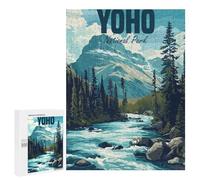 Jigsaw Puzzle 500 PCS for Adults Yoho National Park Canada Puzzle for Adults Toy Wall Decor Perfect Decoration Stress Reduction Gifts 500 PCS