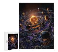 Jigsaw Puzzle 500 PCS for Teenagers Exploring The Solar System A Visual Journey Jigsaws for Adults Puzzle Improve Memory Educational Challenge Unique Birthday And Gifts 500 PCS