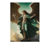 Jigsaw Puzzle 500 PCS for Teenagerss Archangel Raphael Adult Puzzles Hands-on Game Birthday Present Deal As Gifts for The Whole Family 500 PCS