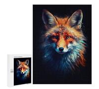 Jigsaw Puzzle 500 PCS for Teenagerss Fox Animals Puzzle for Adults Relaxing Games Perfect Decoration Deal As Gifts for The Whole Family 500 PCS