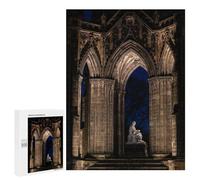 Jigsaw Puzzle 500 PCS for Teenagerss Scott Monument Edinburgh Teenagers Puzzles DIY Toys Wall Decoration Help The Brain Exercise 500 PCS