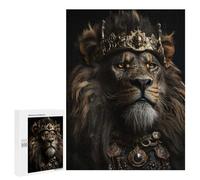 Jigsaw Puzzle 500 PCS for Teenagerss The King Wearing A Crown Puzzles for Adults Family Game Home Decoration for Birthday, Chrismas 500 PCS