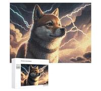 Jigsaw Puzzle 500 PCS for Teenagerss Thundering Canine Adventure -1 Puzzle for Adults Relaxing Games Perfect Decoration Deal As Gifts for The Whole Family 500 PCS