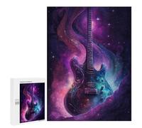Jigsaw Puzzle 500 PCS Galactic Guitar Dreams Jigsaw Puzzles for Teenagerss Hand Speed Race Fun Activities at Home Challenging Game And Family Play 500 PCS