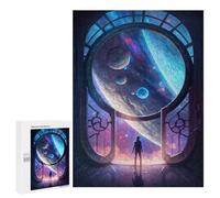 Jigsaw Puzzle 500 PCS Gateway to The Cosmos -1 Jigsaws for Adults Toy Wall Decor Difficult Hard Unique Gifts for Birthday And Christmas 500 PCS