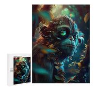 Jigsaw Puzzle 500 PCS Jungle Guardian Jigsaws for Adults Anti-Stress Toys Staycation Kill Time Help The Brain Exercise 500 PCS