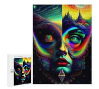 Jigsaw Puzzle 500 PCS Lady Surreal 08 Jigsaws for Adults Toy Wall Decor Difficult Hard Unique Gifts for Birthday And Christmas 500 PCS