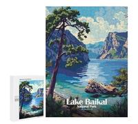 Jigsaw Puzzle 500 PCS Lake Baikal National Park Russia Jigsaws for Adults Toy Wall Decor Pattern Assembly Deal As Gifts for The Whole Family 500 PCS