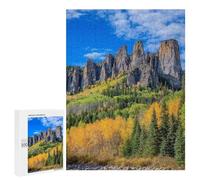 Jigsaw Puzzle 500 PCS Mountain Peaks in Autumn Colors Adult Jigsaw Puzzles Enhance Memory Parent-child Interaction Brainteaser Family Games 500 PCS