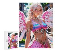 Jigsaw Puzzle 500 PCS Natalia - Stunning Anime Angel Jigsaws for Adults Puzzle Birthday Present Difficult And Challenge Challenging Game Gifts 500 PCS