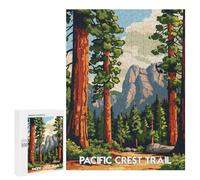 Jigsaw Puzzle 500 PCS Pacific Crest Trail Landscape Jigsaws for Adults Toy Wall Decor Pattern Assembly Deal As Gifts for The Whole Family 500 PCS