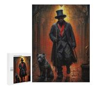 Jigsaw Puzzle 500 PCS Papa Legba And His Dog Jigsaws for Adults Toy Wall Decor Pattern Assembly Deal As Gifts for The Whole Family 500 PCS
