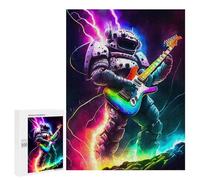 Jigsaw Puzzle 500 PCS Robotic Guitar Hero Jigsaws for Adults Toy Wall Decor Difficult Hard Unique Gifts for Birthday And Christmas 500 PCS