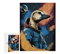 Jigsaw Puzzle 500 PCS Space Duck Explorer Jigsaws for Adults Toy Wall Decor Difficult Hard Unique Gifts for Birthday And Christmas 500 PCS