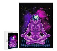 Jigsaw Puzzle 500 PCS Space Meditation Artwork Jigsaws for Adults Toy Wall Decor Difficult Hard Unique Gifts for Birthday And Christmas 500 PCS