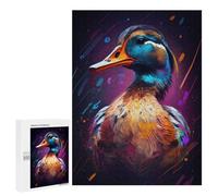 Jigsaw Puzzle 500 PCS The Chatty Duck Jigsaws for Adults Anti-Stress Toys Staycation Kill Time Help The Brain Exercise 500 PCS