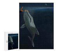 Jigsaw Puzzle 500 PCS Whale Save Fox Jigsaws for Adults Toy Wall Decor Pattern Assembly Deal As Gifts for The Whole Family 500 PCS