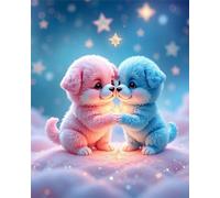 Jigsaw Puzzle 500 piece,Cute Little Puppy Puzzles for Adults,Educational Game Challenge Toy 500 Pieces DIY puzzles Family Decoration puzzle