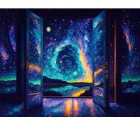 Jigsaw Puzzle 500 piece,Fantasy Space Puzzles for Adults,Educational Game Challenge Toy 500 Pieces DIY puzzles Family Decoration puzzle