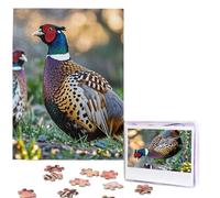 Jigsaw Puzzle 500 Piece Pheasants Animals Puzzles for Adults Custom Puzzles from Photos Personalized Picture Wooden Puzzle Gifts for Family Wedding Birthdays Anniversaries