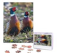 Jigsaw Puzzle 500 Piece Pheasants Animals Puzzles for Adults Custom Puzzles from Photos Personalized Picture Wooden Puzzle Gifts for Family Wedding Birthdays Anniversaries
