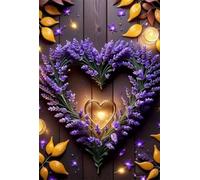 Jigsaw Puzzle 500 piece,Romantic Heart Lavender Puzzles for Adults,Educational Game Challenge Toy 500 Pieces DIY puzzles Family Decoration puzzle