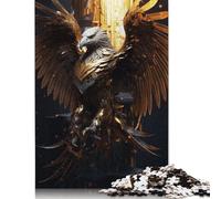 Jigsaw Puzzle 500 Pieces Fantasy Bald Eagle Magic Square Puzzles for Adults And Wooden Puzzles Home Decoration Puzzle Toys 500pcs (52x38cm)