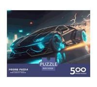 Jigsaw Puzzle 500 Pieces Futuristic Supersport Car Square Puzzles for Adults And Wooden Puzzles Home Decoration Puzzle Toys 500pcs (52x38cm)