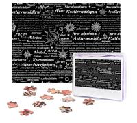 Jigsaw Puzzle 500 Pieces Personalized Wooden Picture from Photos Puzzles Custom Puzzle from Pictures Supernatural Puzzles for Adults Family Birthday Christmas Valentine's Day Gifts