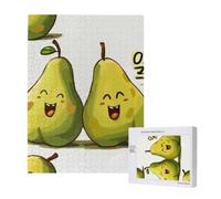 Jigsaw Puzzle 500 Pieces Puzzles for Adults, Cartoon Pears Printed Game Jigsaw Puzzles for Home Wall Decor Gifts, 15 x 20.4 Inch