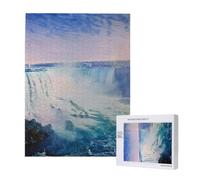 Jigsaw Puzzle 500 Pieces Puzzles for Adults, Niagara Falls Printed Game Jigsaw Puzzles for Home Wall Decor Gifts, 15 x 20.4 Inch