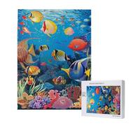 Jigsaw Puzzle 500 Pieces Puzzles for Adults, The Underwater World Tropical Fish Printed Game Jigsaw Puzzles for Home Wall Decor Gifts, 15 x 20.4 Inch