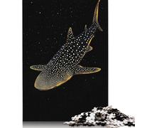 Jigsaw Puzzle 500 Pieces Whale Shark in The Deep Square Puzzles for Adults And Wooden Puzzles Home Decoration Puzzle Toys 500pcs (52x38cm)
