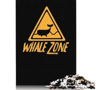 Jigsaw Puzzle 500 Pieces Whale Zone on The Sea Natu Square Puzzles for Adults And Wooden Puzzles Home Decoration Puzzle Toys 500pcs (52x38cm)