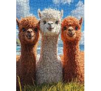 Jigsaw Puzzle 5000 Piece, Alpaca Animals Puzzles for Adults 5000, Jigsaw Puzzle Games Classic Educational, Wooden Puzzles, The Impossible Challenge, for Home Wall Decoration Gift BXHZW1-1001