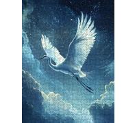 Jigsaw Puzzle 5000 Piece, Blue Sky Bird Puzzles for Adults 5000, Jigsaw Puzzle Games Classic Educational, Wooden Puzzles, The Impossible Challenge, for Home Wall Decoration Gift BXHZW1-570