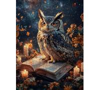 Jigsaw Puzzle 5000 Piece, Books And Animals Puzzles for Adults 5000, Jigsaw Puzzle Games Classic Educational, Wooden Puzzles, The Impossible Challenge, for Home Wall Decoration Gift BXHZW1-833