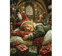 Jigsaw Puzzle 5000 Piece, Christmas Boy Puzzles for Adults 5000, Jigsaw Puzzle Games Classic Educational, Wooden Puzzles, The Impossible Challenge, for Home Wall Decoration Gift BXHZW1-824