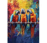 Jigsaw Puzzle 5000 Piece, Colorful Animals Puzzles for Adults 5000, Jigsaw Puzzle Games Classic Educational, Wooden Puzzles, The Impossible Challenge, for Home Wall Decoration Gift BXHZW1-88