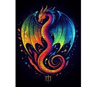 Jigsaw Puzzle 5000 Piece, Colorful Dragon Puzzles for Adults 5000, Jigsaw Puzzle Games Classic Educational, Wooden Puzzles, The Impossible Challenge, for Home Wall Decoration Gift BXHZW1-107