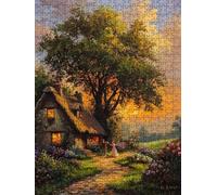 Jigsaw Puzzle 5000 Piece, Couple'S Wooden House Puzzles for Adults 5000, Jigsaw Puzzle Games Classic Educational, Wooden Puzzles, The Impossible Challenge, for Home Wall Decoration Gift BXHZW1-766