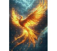 Jigsaw Puzzle 5000 Piece, Fire Animals Puzzles for Adults 5000, Jigsaw Puzzle Games Classic Educational, Wooden Puzzles, The Impossible Challenge, for Home Wall Decoration Gift BXHZW1-488