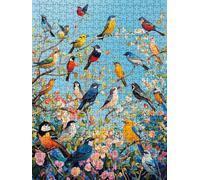 Jigsaw Puzzle 5000 Piece, Magpie Animals Puzzles for Adults 5000, Jigsaw Puzzle Games Classic Educational, Wooden Puzzles, The Impossible Challenge, for Home Wall Decoration Gift BXHZW1-907