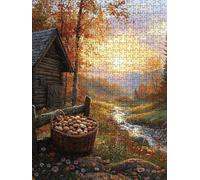 Jigsaw Puzzle 5000 Piece, Mushroom River Puzzles for Adults 5000, Jigsaw Puzzle Games Classic Educational, Wooden Puzzles, The Impossible Challenge, for Home Wall Decoration Gift BXHZW1-710