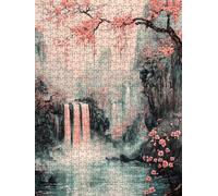 Jigsaw Puzzle 5000 Piece, Shanshui Peach Tree Puzzles for Adults 5000, Jigsaw Puzzle Games Classic Educational, Wooden Puzzles, The Impossible Challenge, for Home Wall Decoration Gift BXHZW1-813