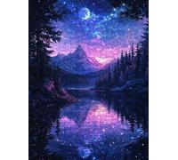 Jigsaw Puzzle 5000 Piece, Starry Sky Fantasy Puzzles for Adults 5000, Jigsaw Puzzle Games Classic Educational, Wooden Puzzles, The Impossible Challenge, for Home Wall Decoration Gift BXHZW1-952