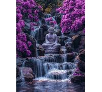 Jigsaw Puzzle 5000 Piece, Stone Statue Waterfall Puzzles for Adults 5000, Jigsaw Puzzle Games Classic Educational, Wooden Puzzles, The Impossible Challenge, for Home Wall Decoration Gift BXHZW1-830