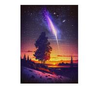 Jigsaw Puzzle 52x38cm/1000pcs for Adults Cosmic Sunset Landscape Jigsaw Puzzle Family Game Difficult Hard Deal As Gifts for The Whole Family 52x38cm/1000pcs