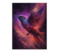 Jigsaw Puzzle 52x38cm/1000pcs for Adults Mystical Galaxy Bird Puzzle for Adults Relax Games Perfect Decoration for Birthday, Chrismas 52x38cm/1000pcs
